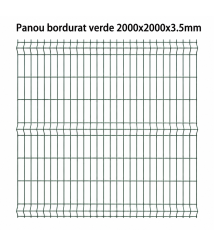 Panou bordurat verde 2000 x 2000 x 3.5 mm Panou bordurat verde 2000 x 2000 x 3.5 mm